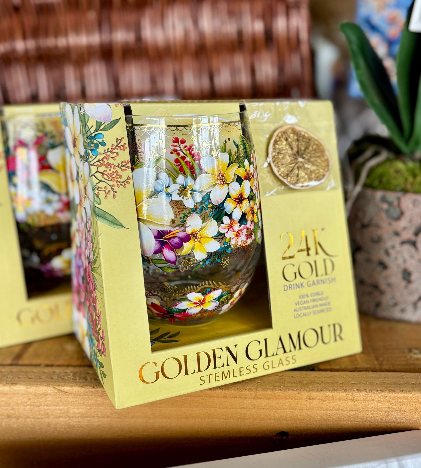 Lisa Pollock Stemless Glass