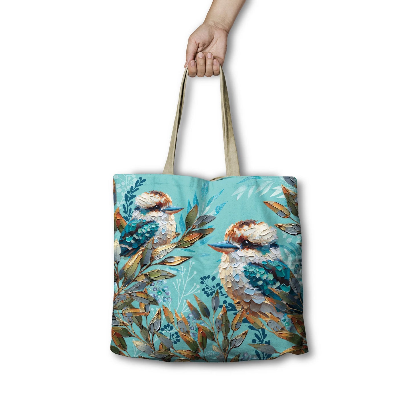 Lisa Pollock Reusable Shopping Bag - Charming Kookaburra