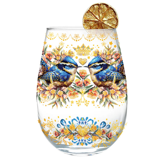 Lisa Pollock Stemless Glass