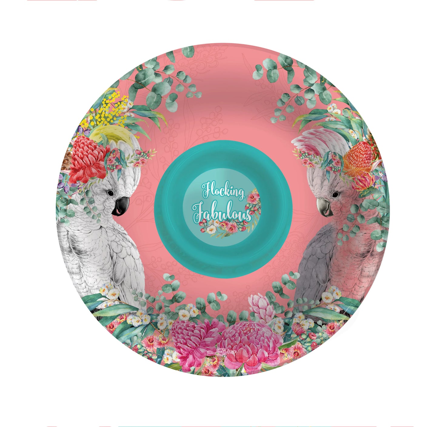 Lisa Pollock Melamine Chip 'n' Dip – Aussie Animals