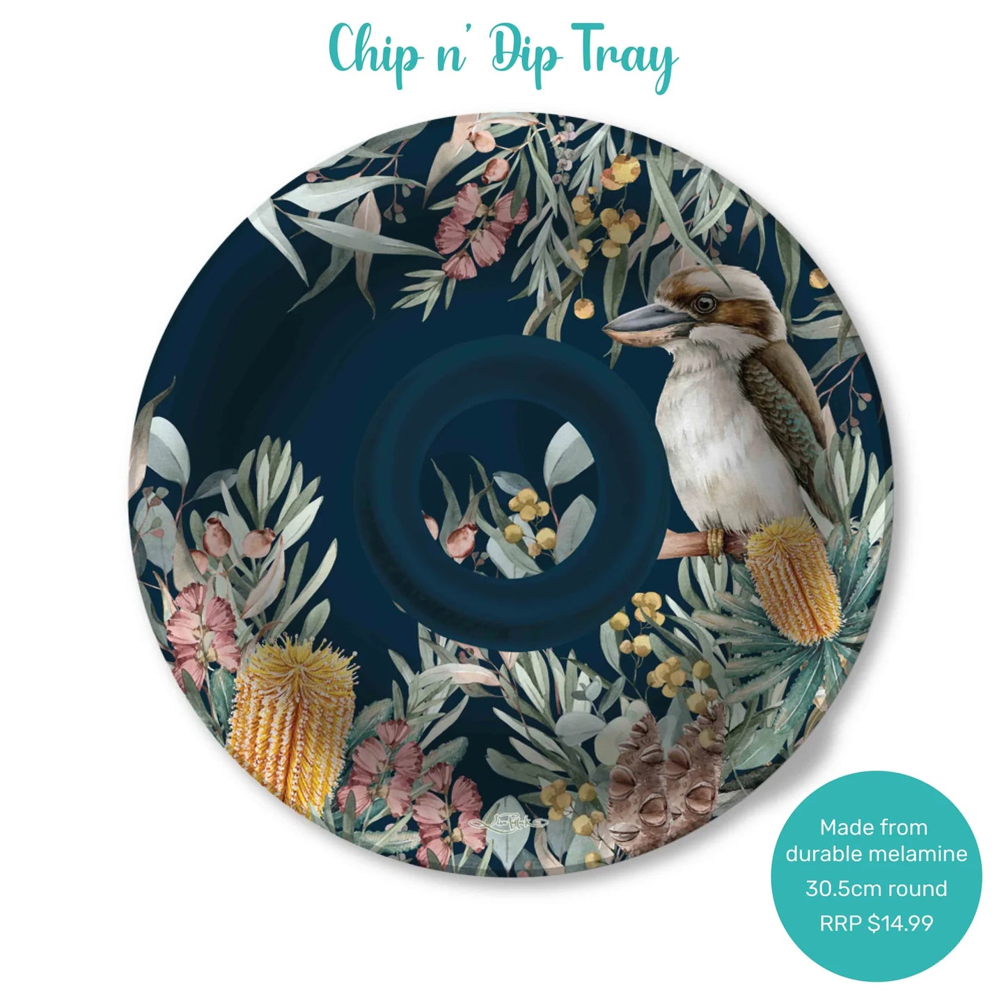 Lisa Pollock Melamine Chip 'n' Dip – Bush Guardian
