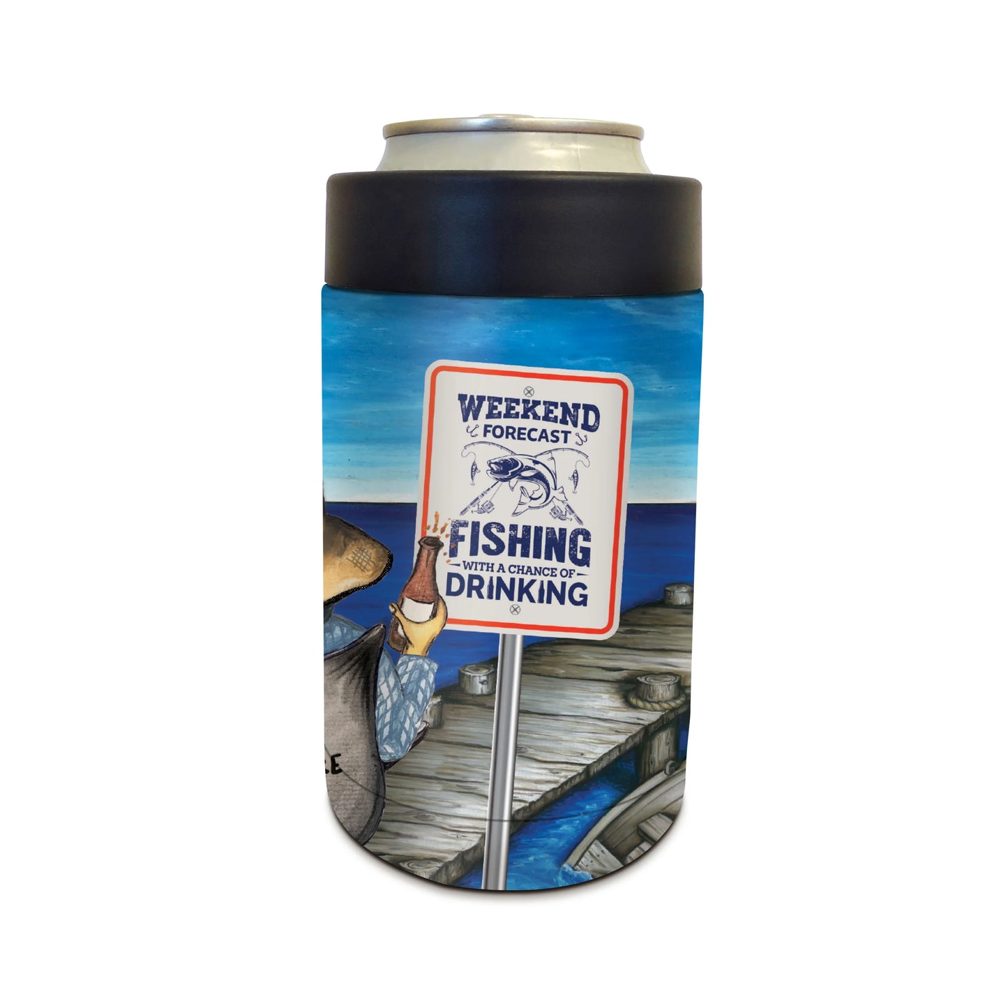 Lisa Pollock Coldie Cooler – Weekend Forecast (Fits Cans & Stubbies)