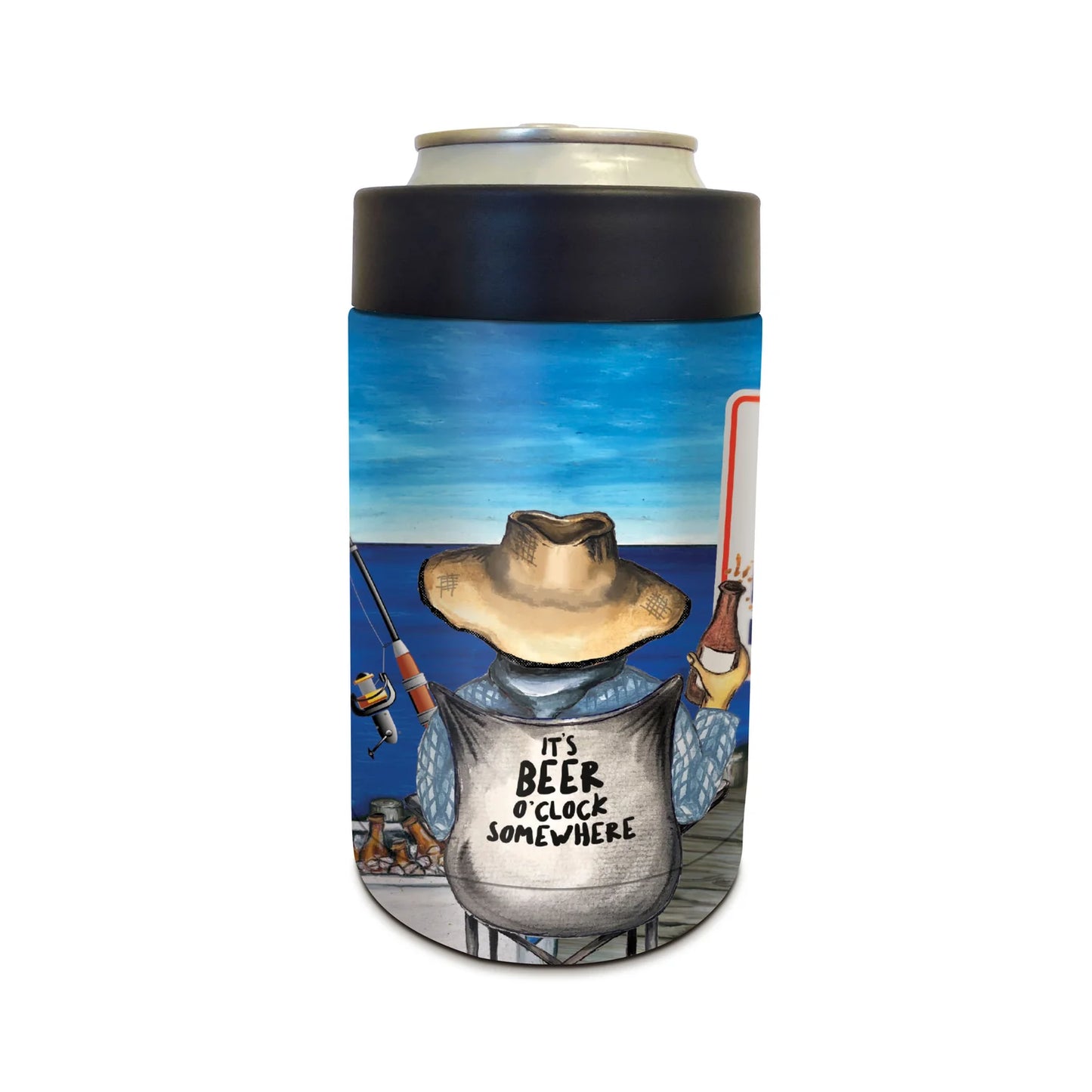 Lisa Pollock Coldie Cooler – Weekend Forecast (Fits Cans & Stubbies)