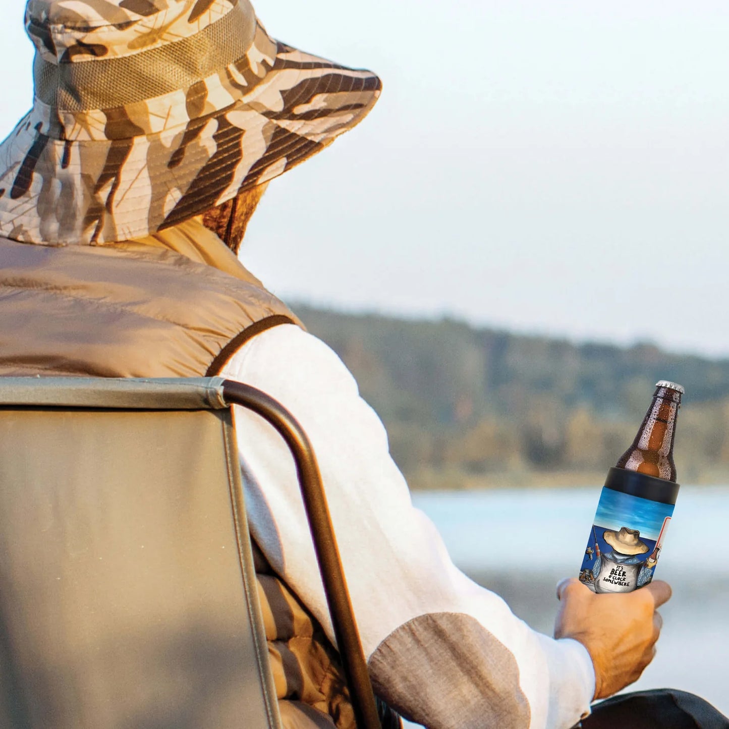 Lisa Pollock Coldie Cooler – Weekend Forecast (Fits Cans & Stubbies)