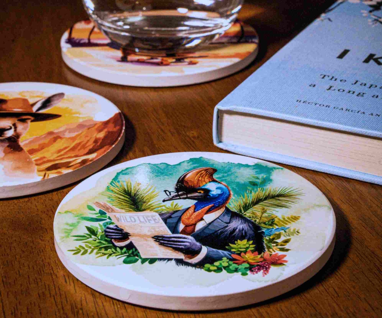 Mr. Cass – The Intellectual Cassowary Coaster