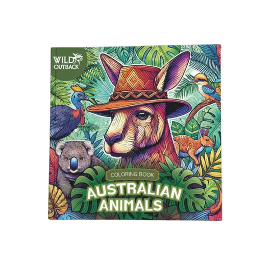 Outback Australian Animals Colouring Book