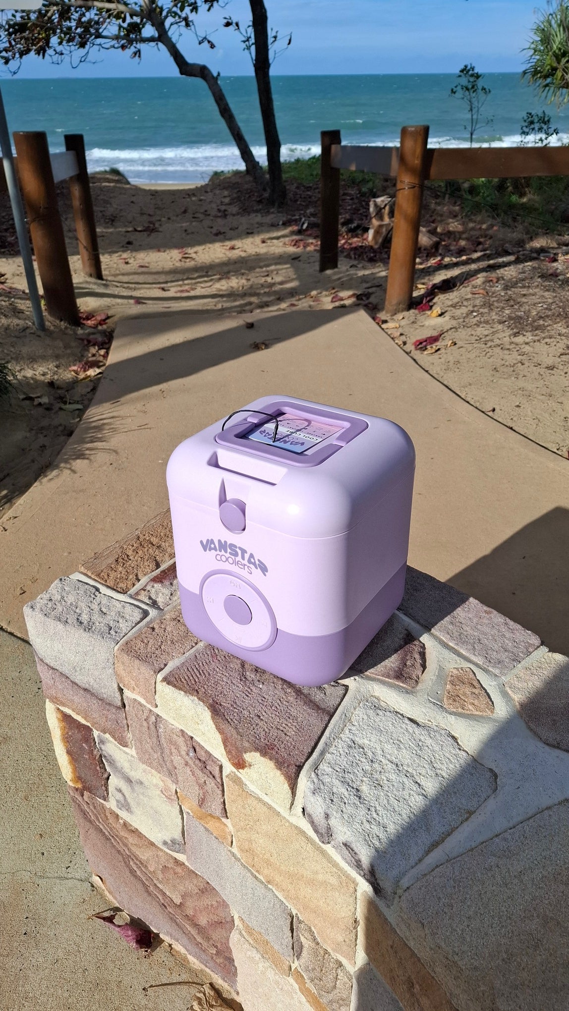 Vanstar Cooler with Built-In Speaker – Blue, Purple & Pink