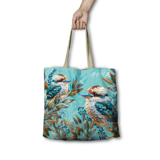 Lisa Pollock Reusable Shopping Bag - Charming Kookaburra