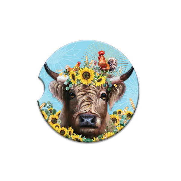 Lisa Pollock Car Coasters – Assorted Designs