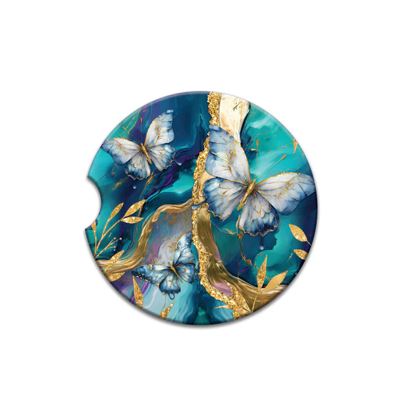 Lisa Pollock Car Coasters – Assorted Designs