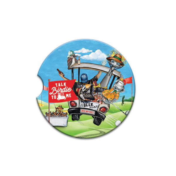 Lisa Pollock Car Coasters – Assorted Designs